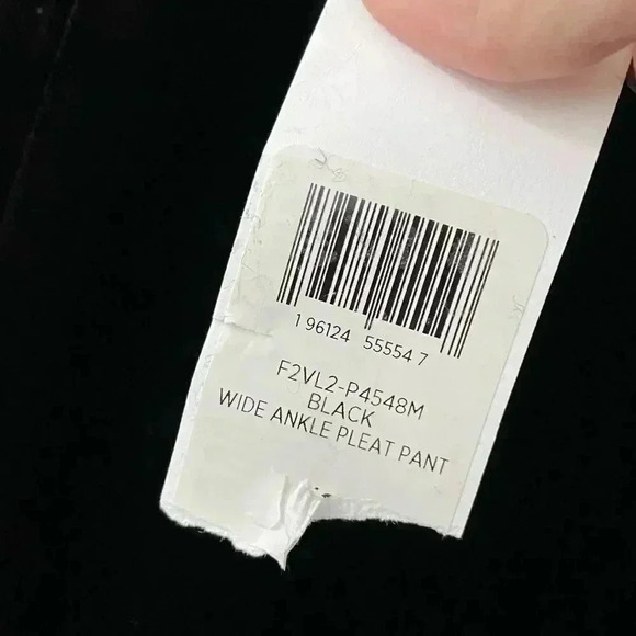 NWT Eileen Fisher Velvet Wide Leg Pants size Large - Picture 8 of 11